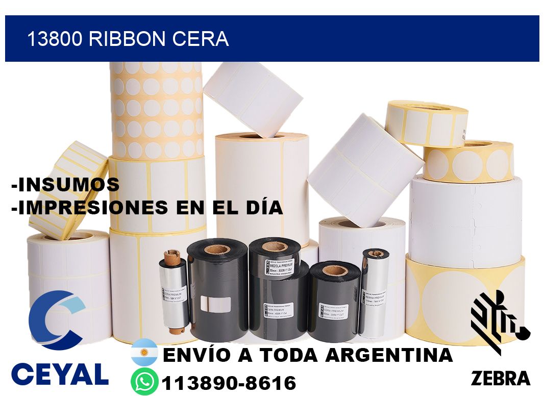 13800 ribbon cera