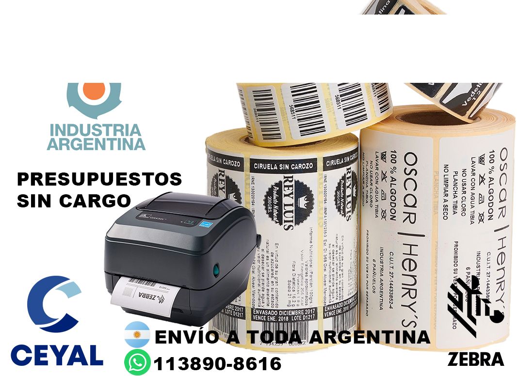 13875 venta de etiquetas térmicas para control de inventario