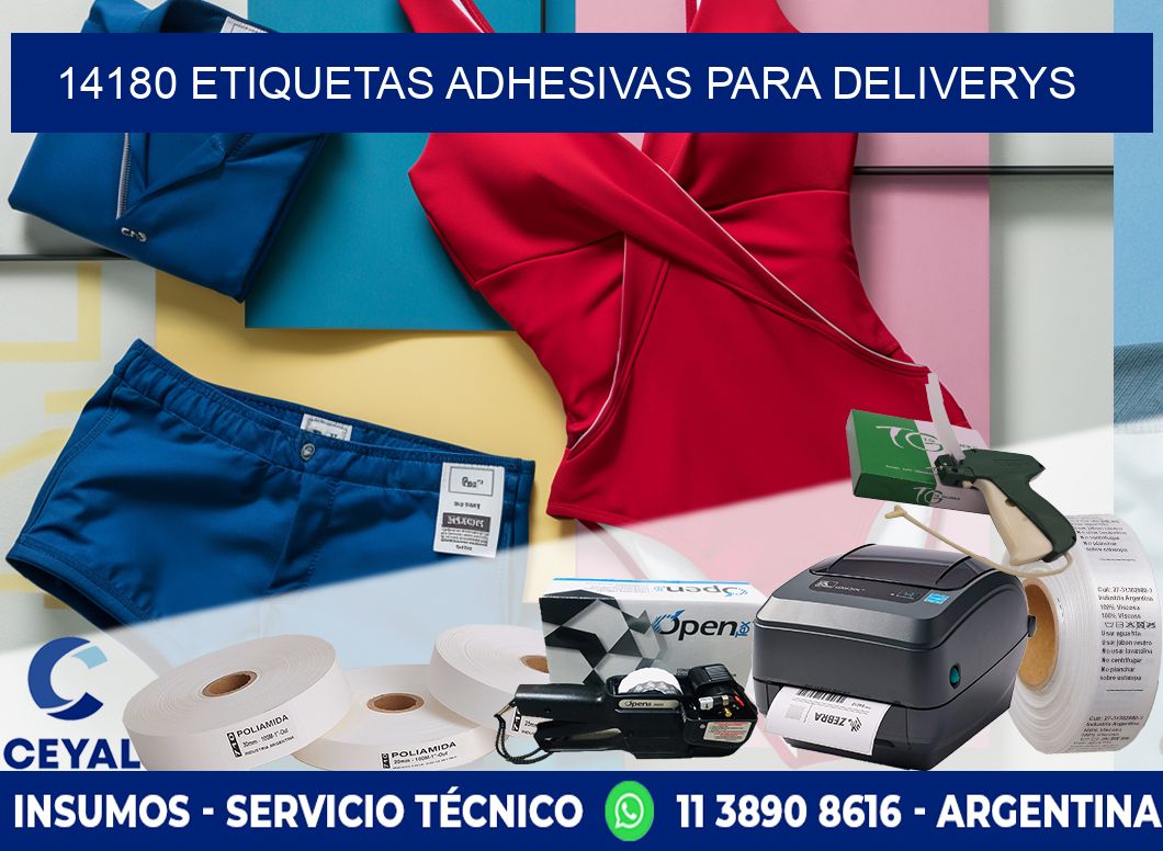 14180 etiquetas adhesivas para deliverys