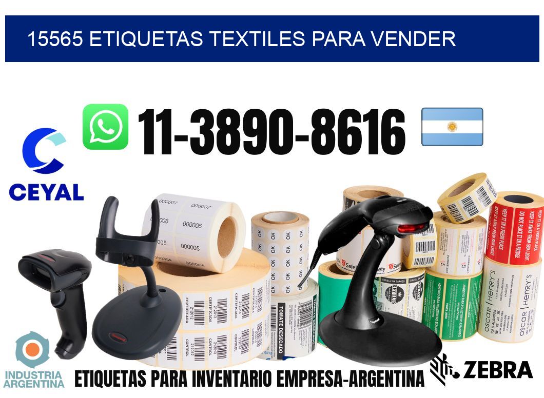 15565 Etiquetas textiles para vender