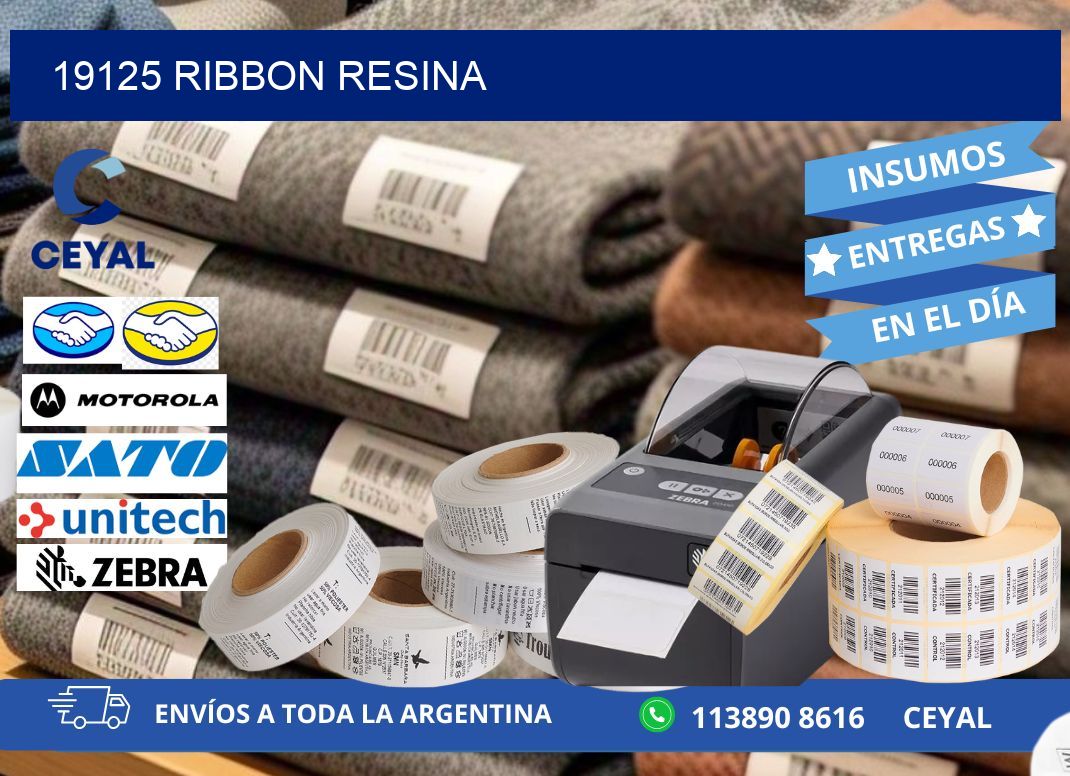 19125 ribbon resina