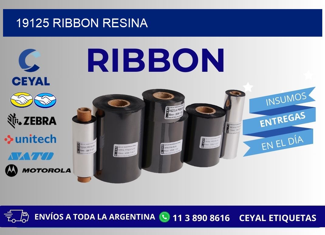 19125 ribbon resina