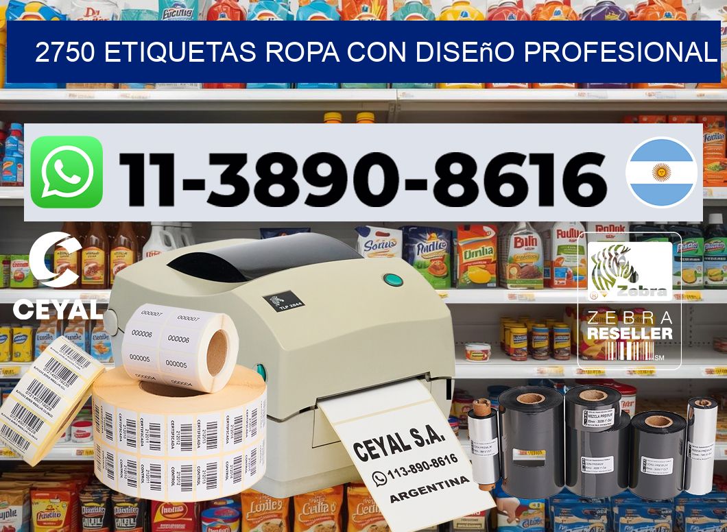 2750 Etiquetas ropa con diseño profesional