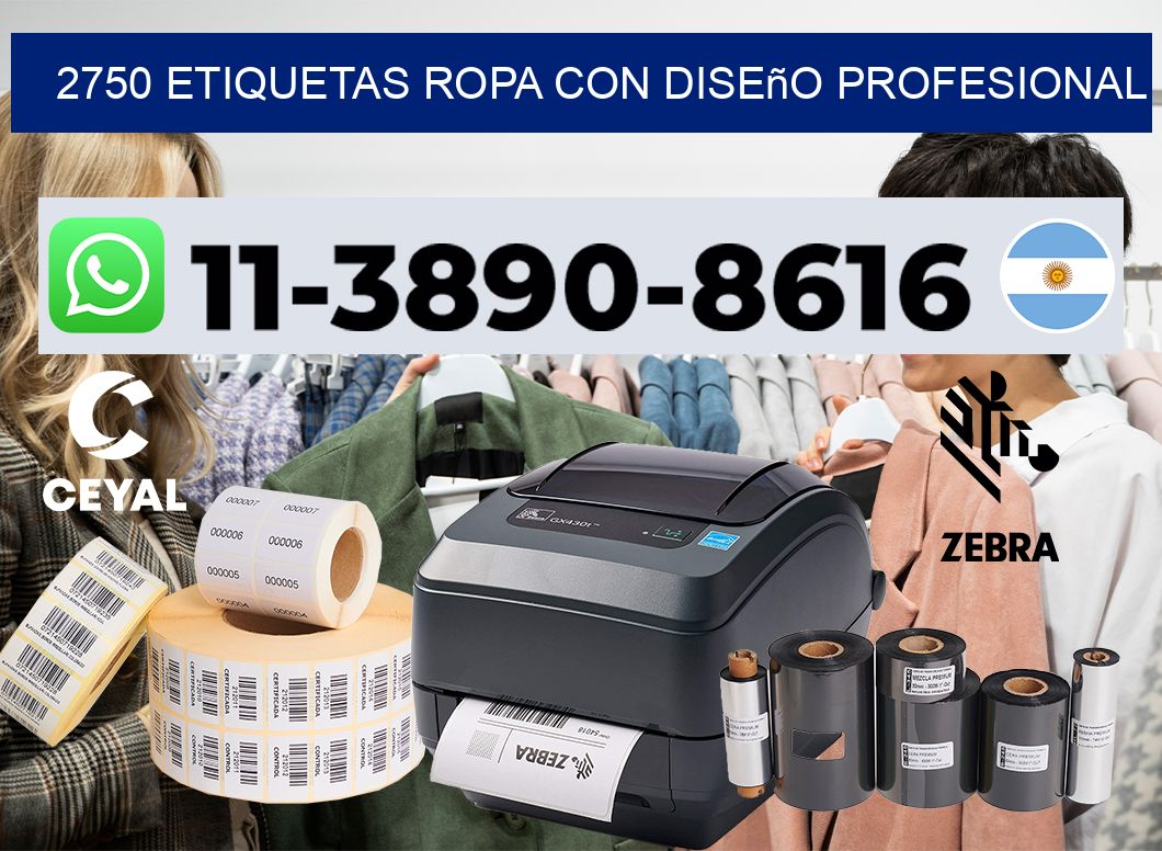 2750 Etiquetas ropa con diseño profesional