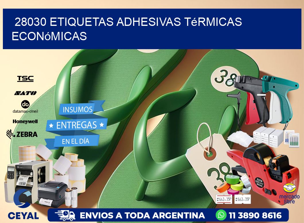 28030 etiquetas adhesivas térmicas económicas