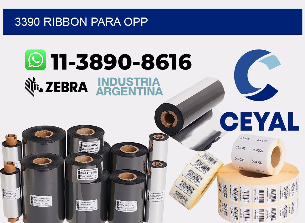 3390 ribbon para opp