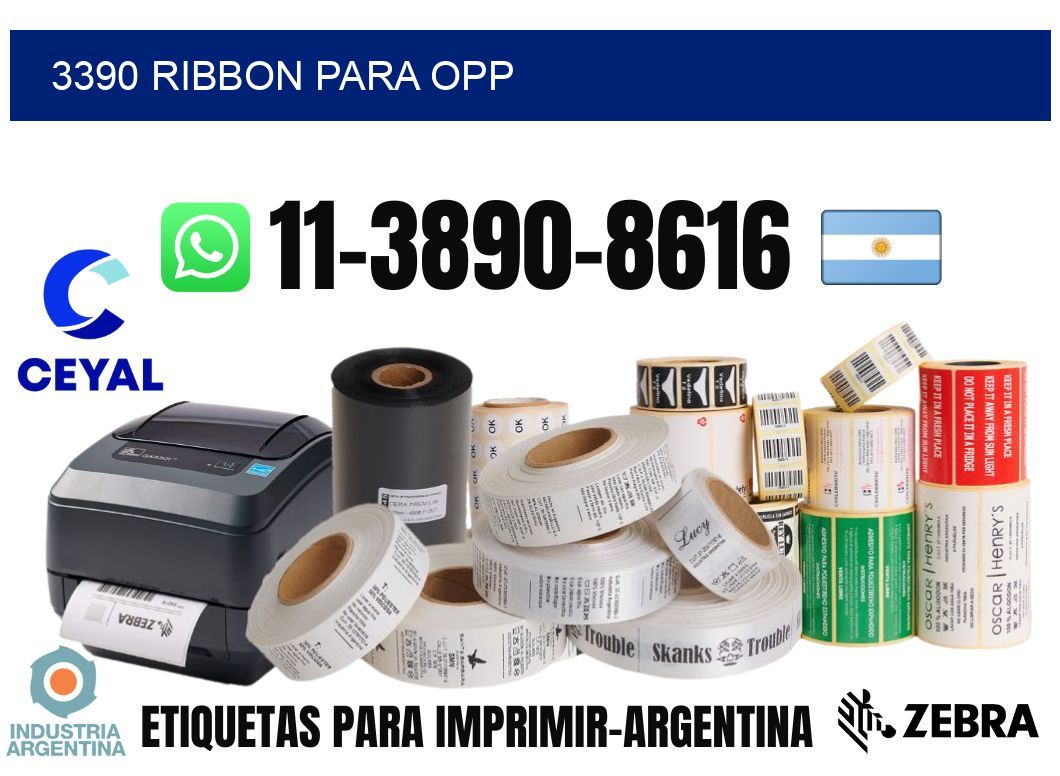 3390 ribbon para opp