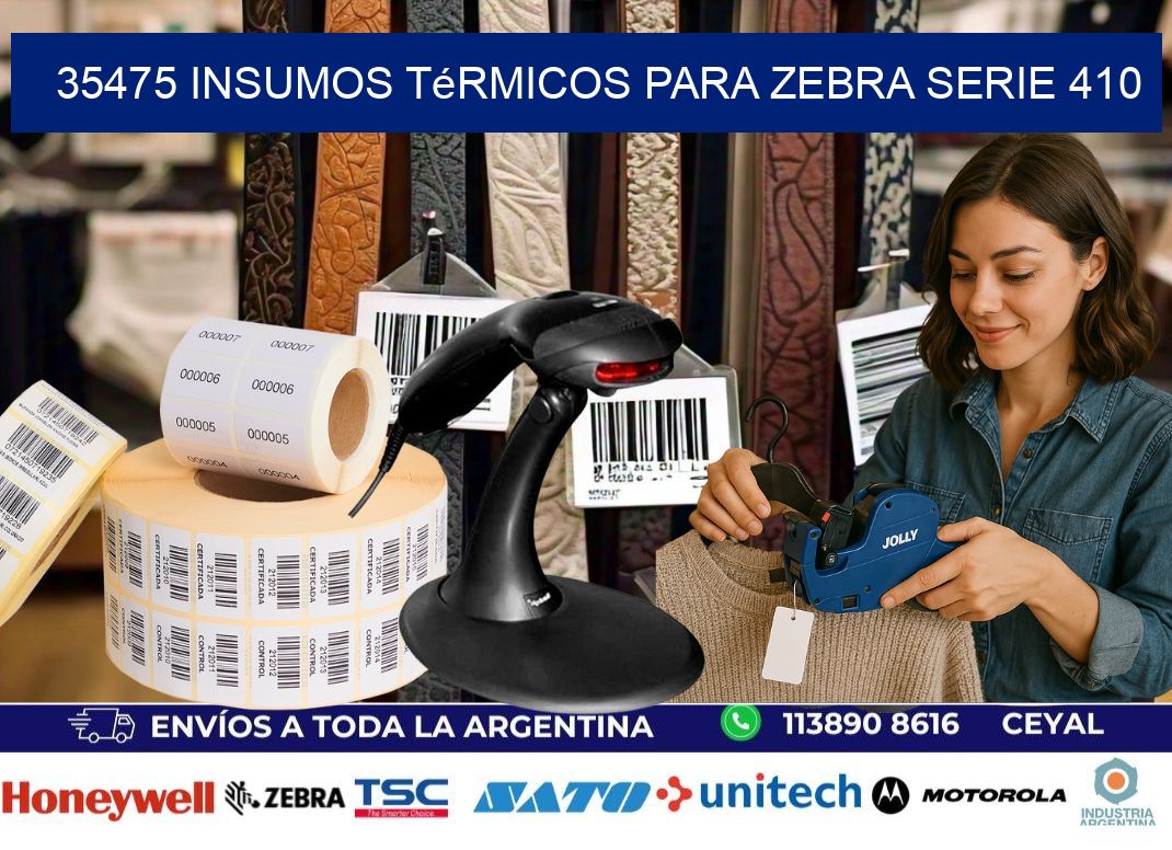 35475 insumos térmicos para zebra serie 410
