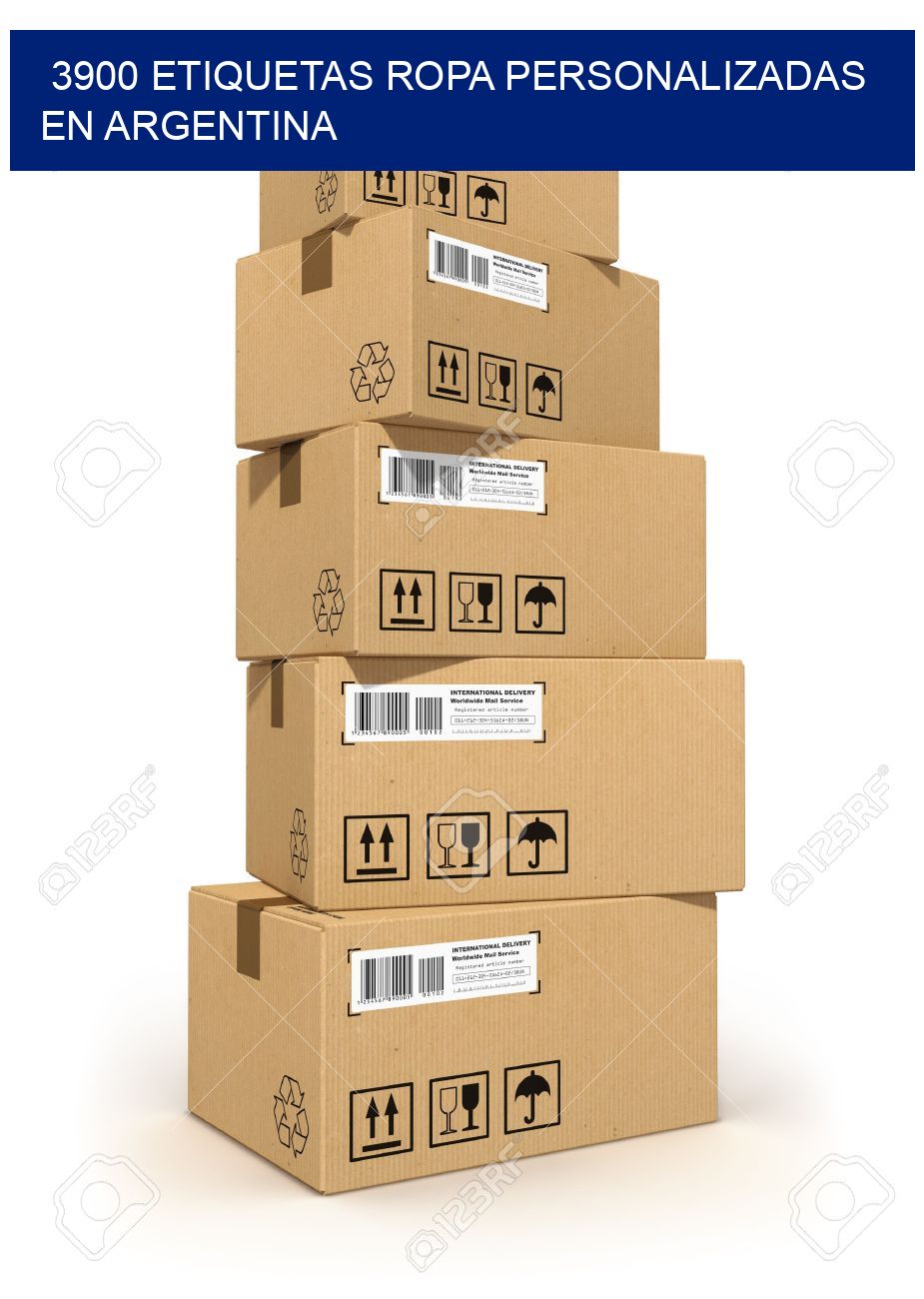 3900 Etiquetas ropa personalizadas en Argentina