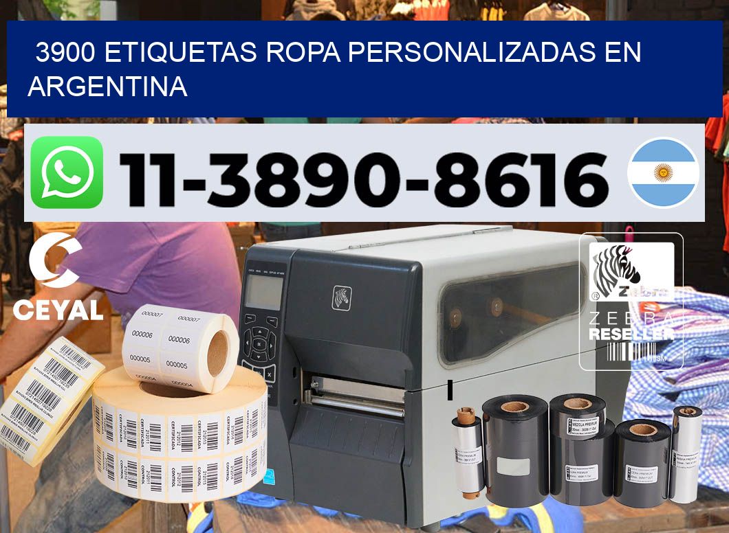 3900 Etiquetas ropa personalizadas en Argentina
