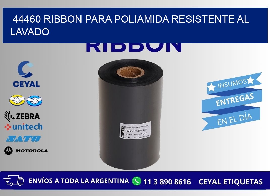 44460 ribbon para poliamida resistente al lavado