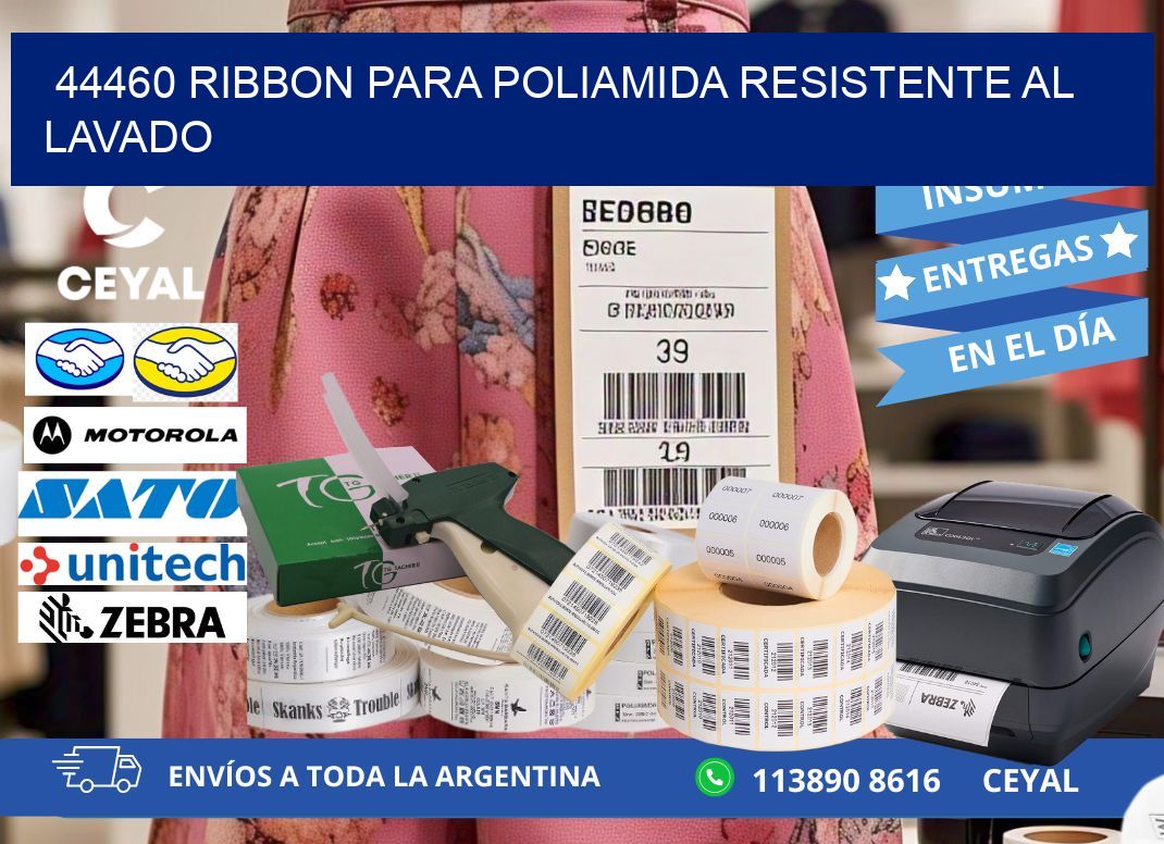 44460 ribbon para poliamida resistente al lavado