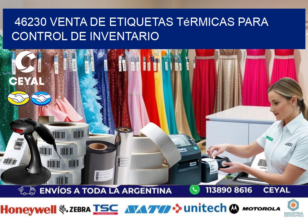 46230 venta de etiquetas térmicas para control de inventario