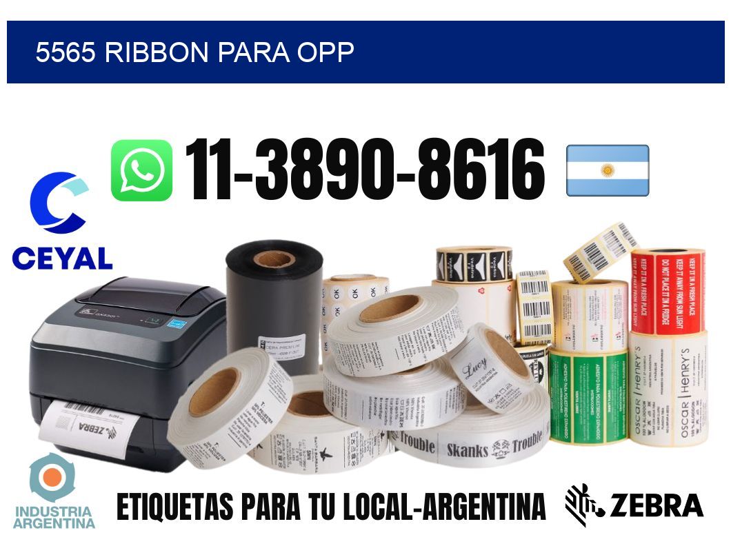 5565 ribbon para opp