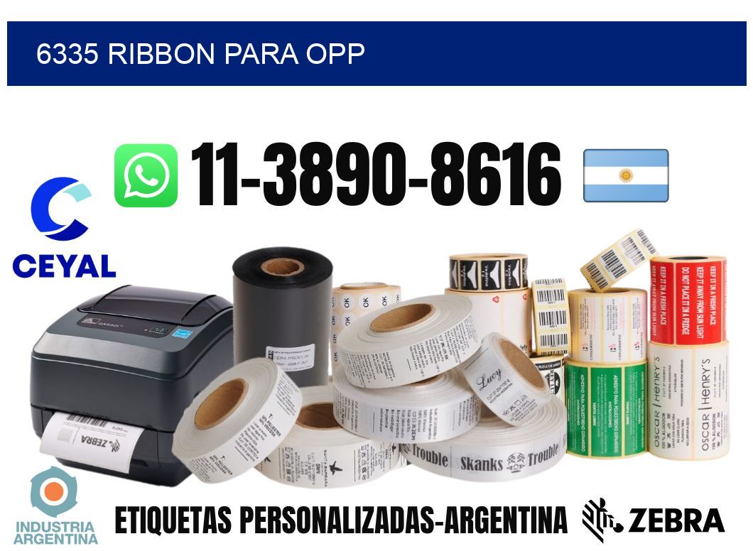 6335 ribbon para opp