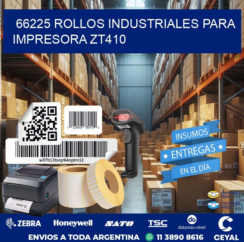 66225 rollos industriales para impresora zt410