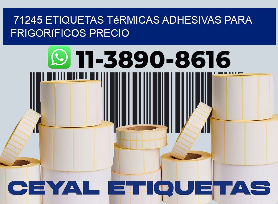 71245 etiquetas térmicas adhesivas para frigoríficos precio