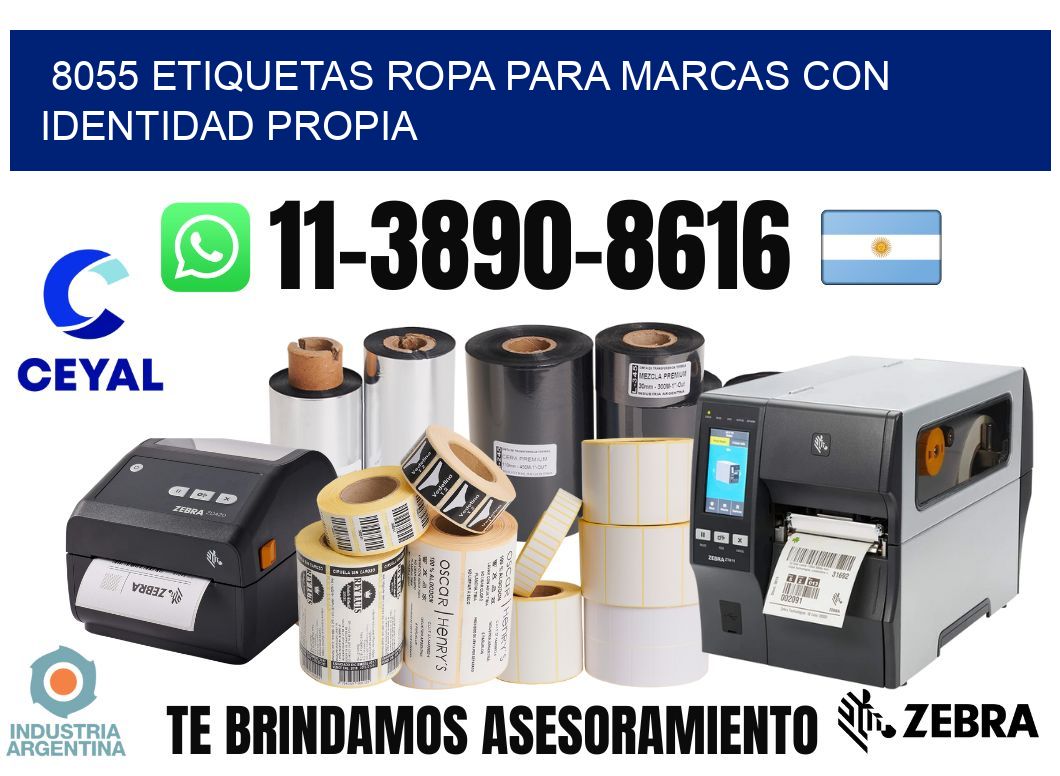 8055 Etiquetas ropa para marcas con identidad propia
