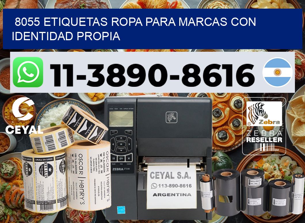 8055 Etiquetas ropa para marcas con identidad propia