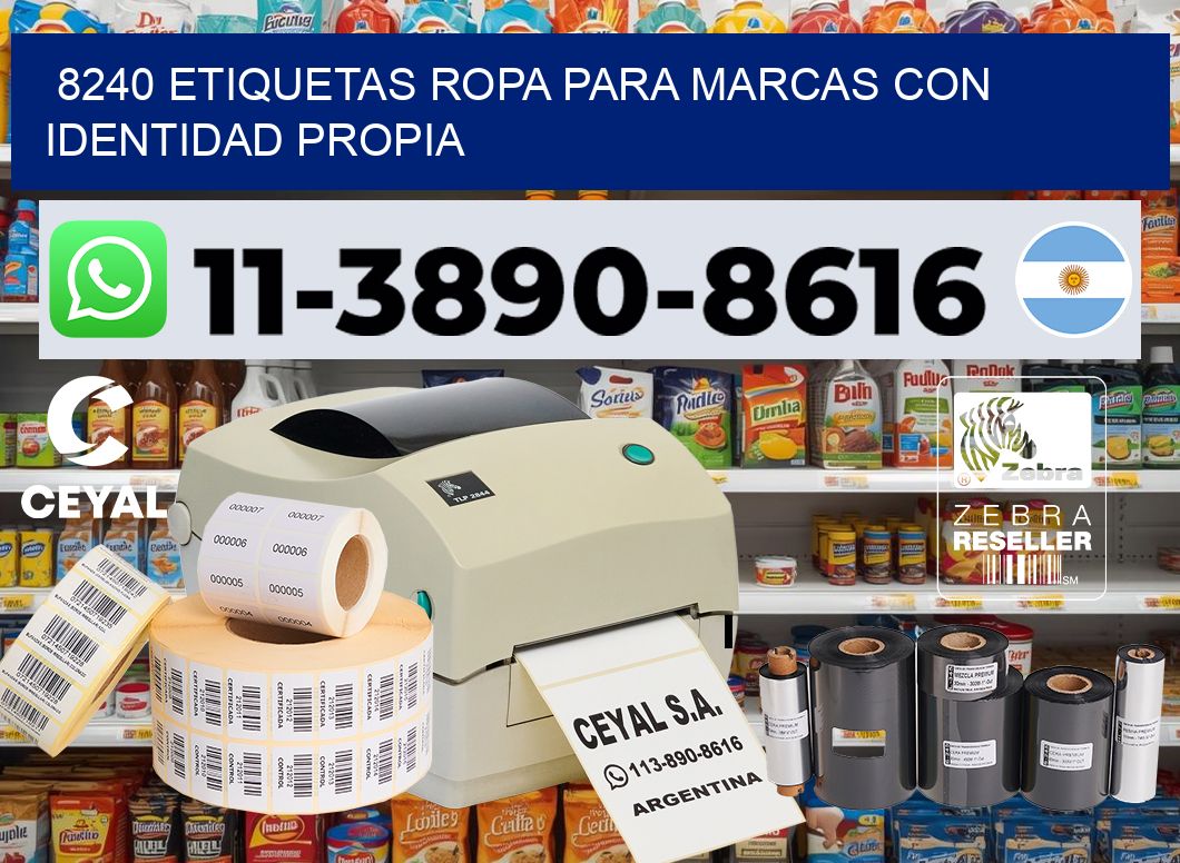 8240 Etiquetas ropa para marcas con identidad propia