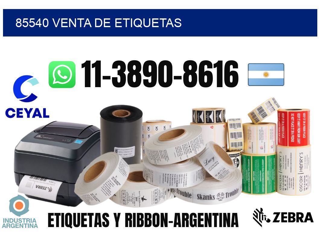 85540 venta de etiquetas