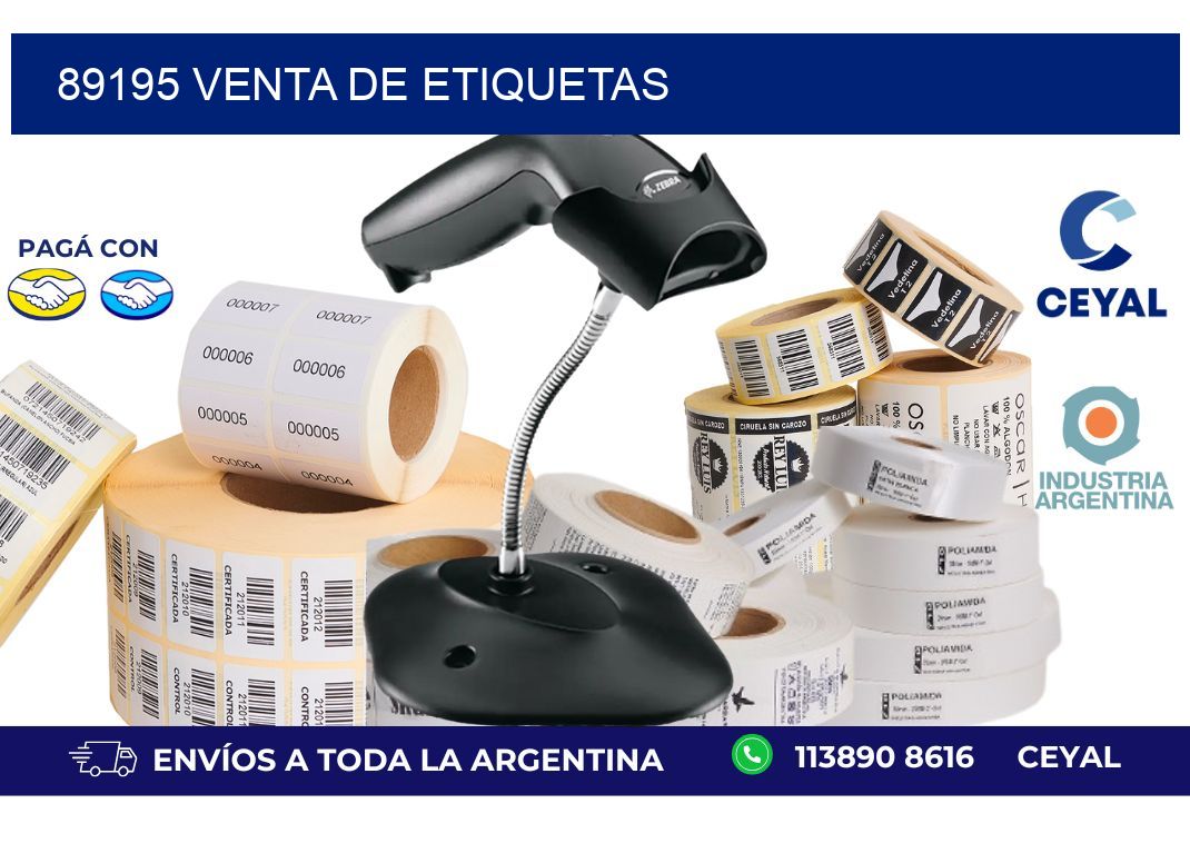 89195 venta de etiquetas