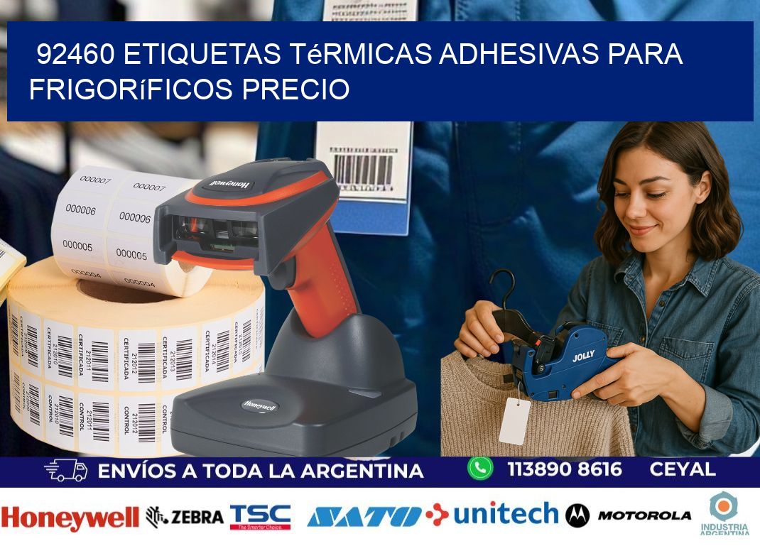 92460 etiquetas térmicas adhesivas para frigoríficos precio