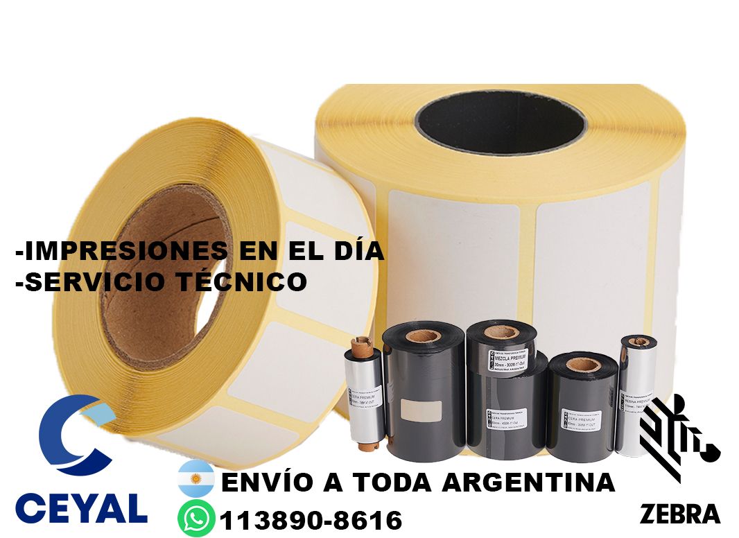 94005 etiquetas durables con ribbon