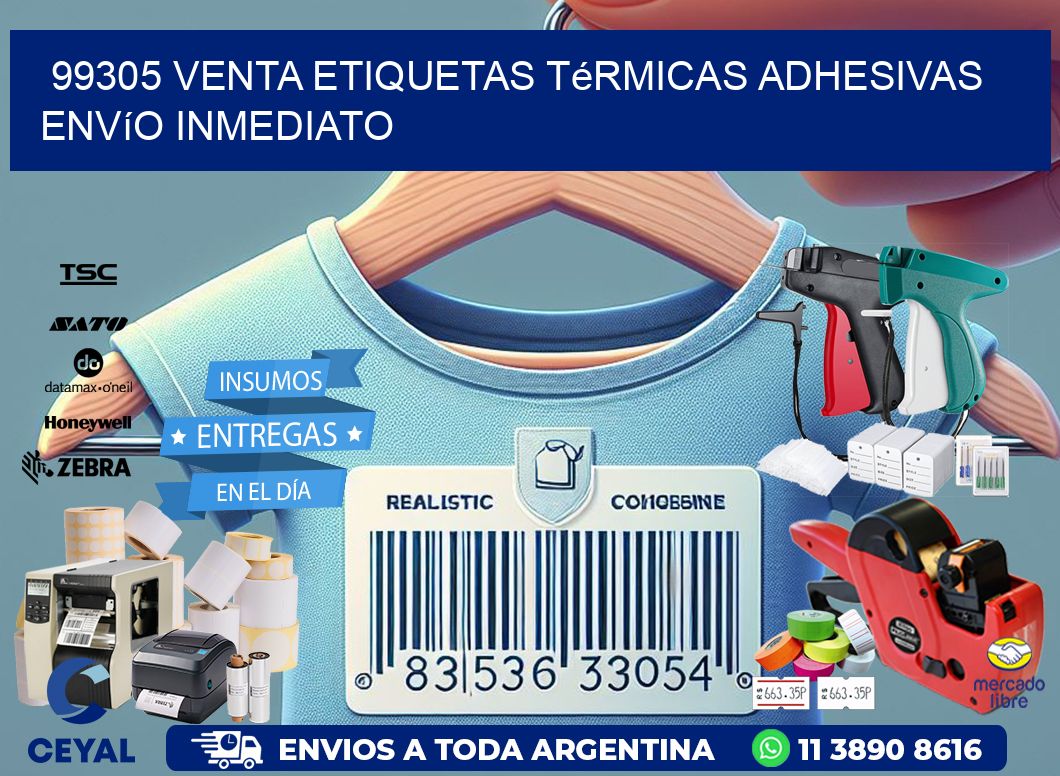 99305 venta etiquetas térmicas adhesivas envío inmediato