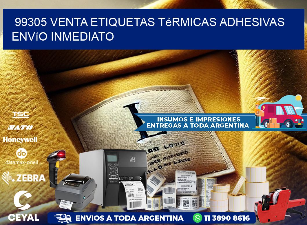 99305 venta etiquetas térmicas adhesivas envío inmediato