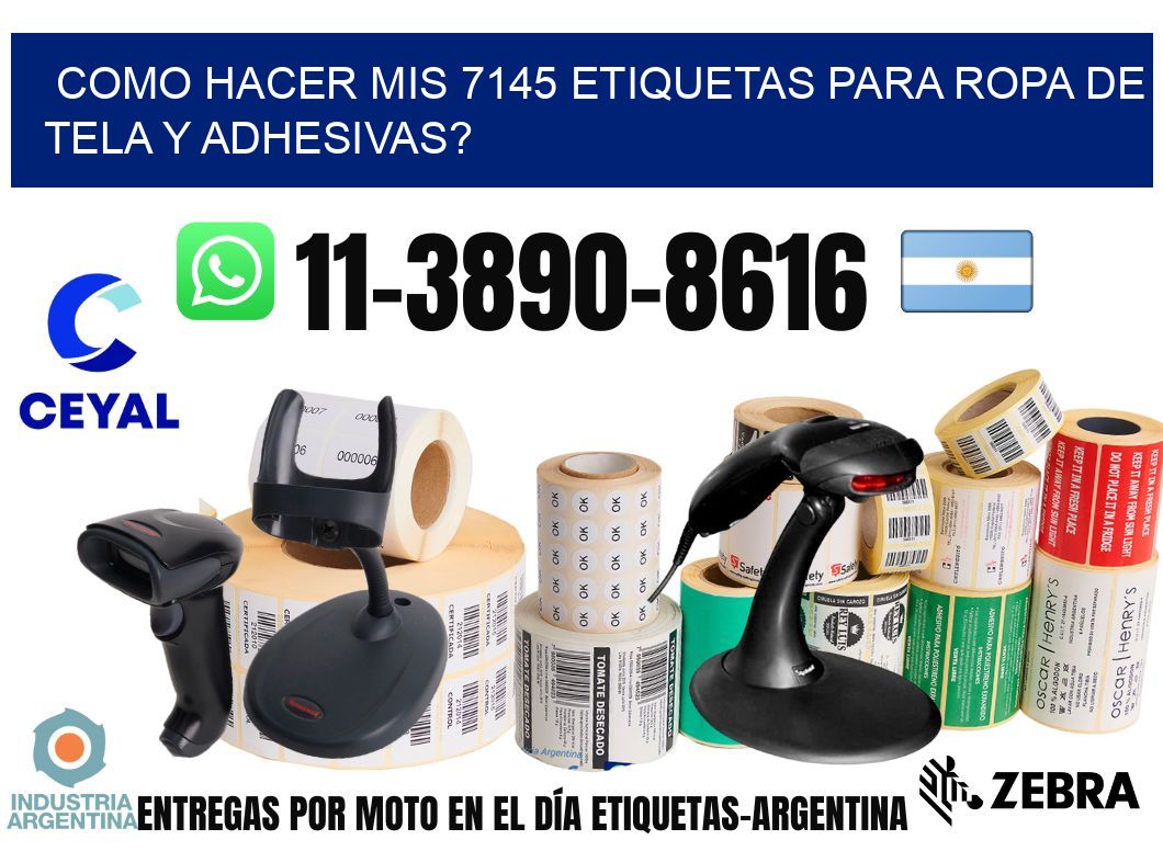 como hacer mis 7145 etiquetas para ropa de tela y adhesivas?