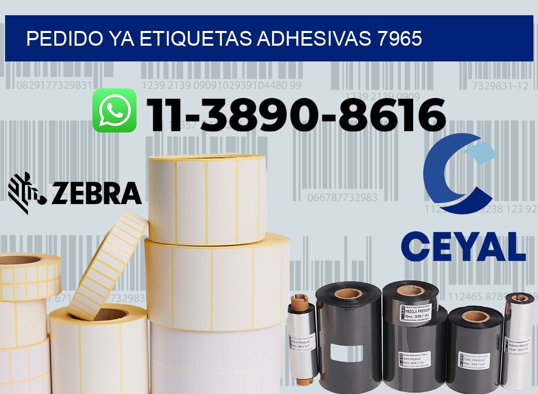 pedido ya etiquetas adhesivas 7965