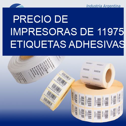 precio de impresoras de 11975 etiquetas adhesivas