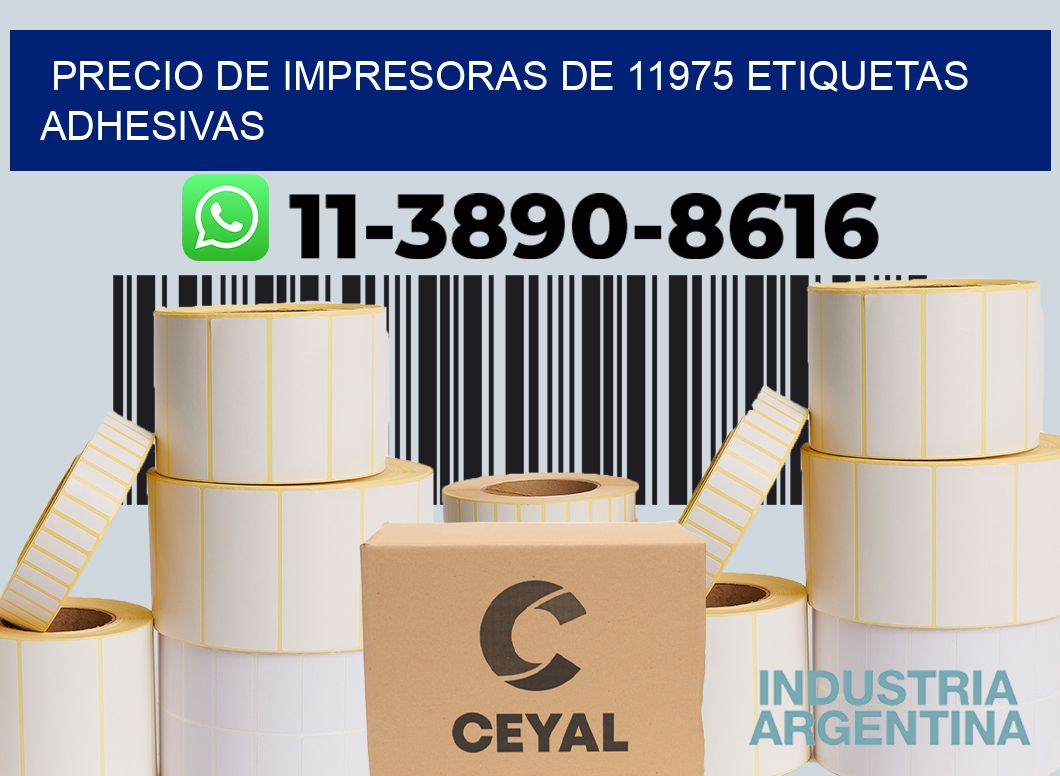 precio de impresoras de 11975 etiquetas adhesivas