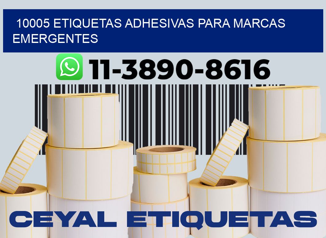 10005 Etiquetas adhesivas para marcas emergentes