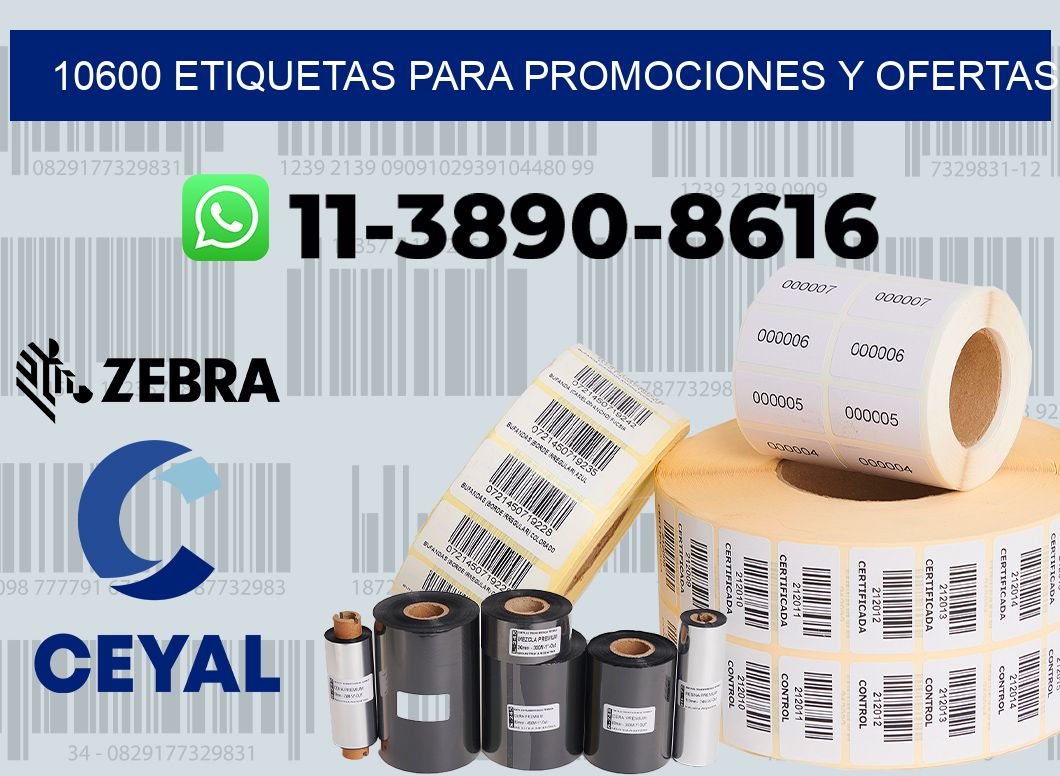 10600 Etiquetas para promociones y ofertas