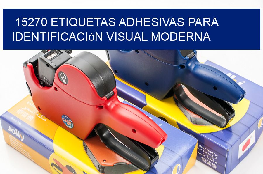 15270 Etiquetas adhesivas para identificación visual moderna