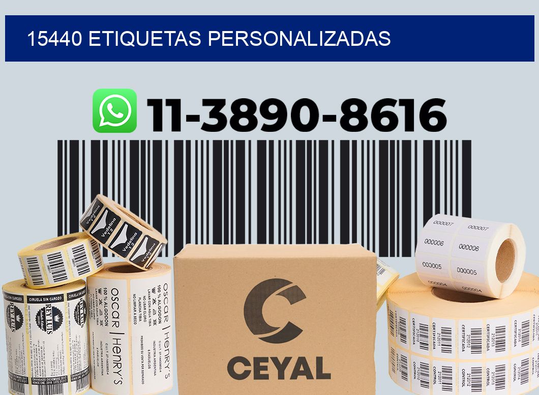 15440 etiquetas personalizadas