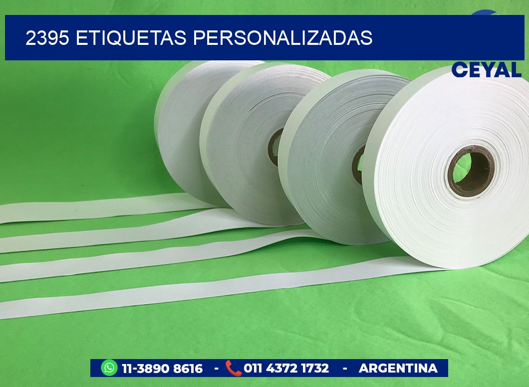 2395 etiquetas personalizadas