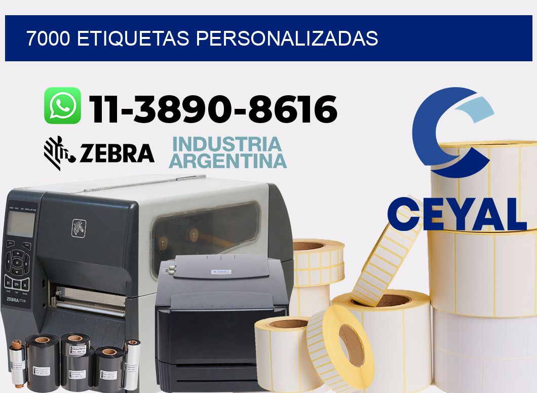 7000 etiquetas personalizadas