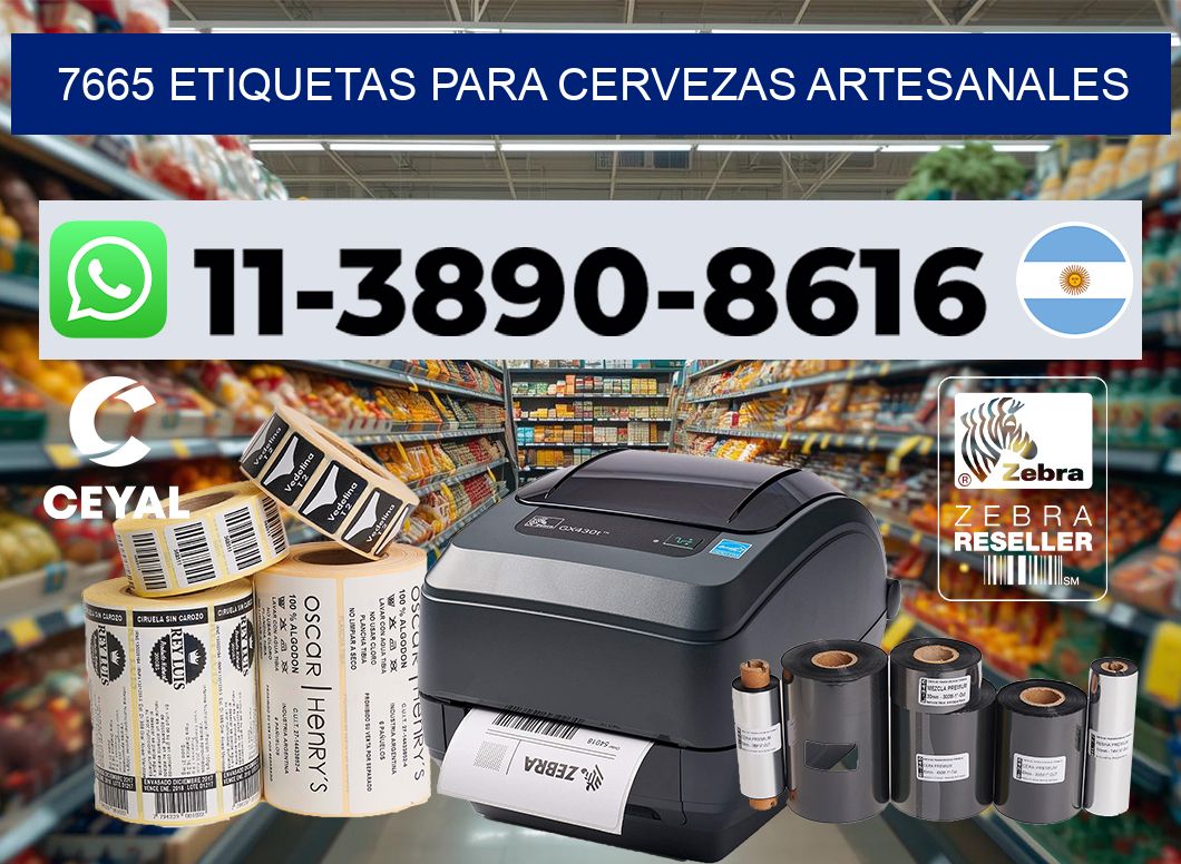 7665 Etiquetas para cervezas artesanales