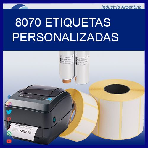 8070 etiquetas personalizadas