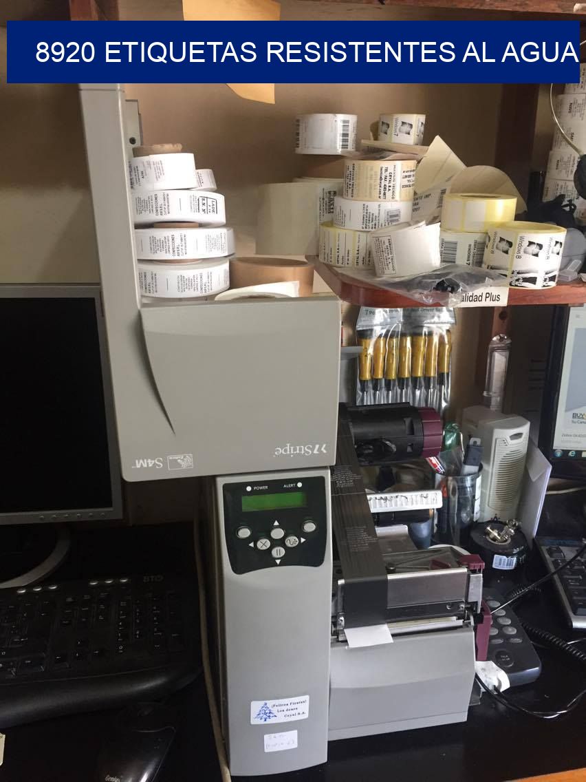 8920 Etiquetas resistentes al agua