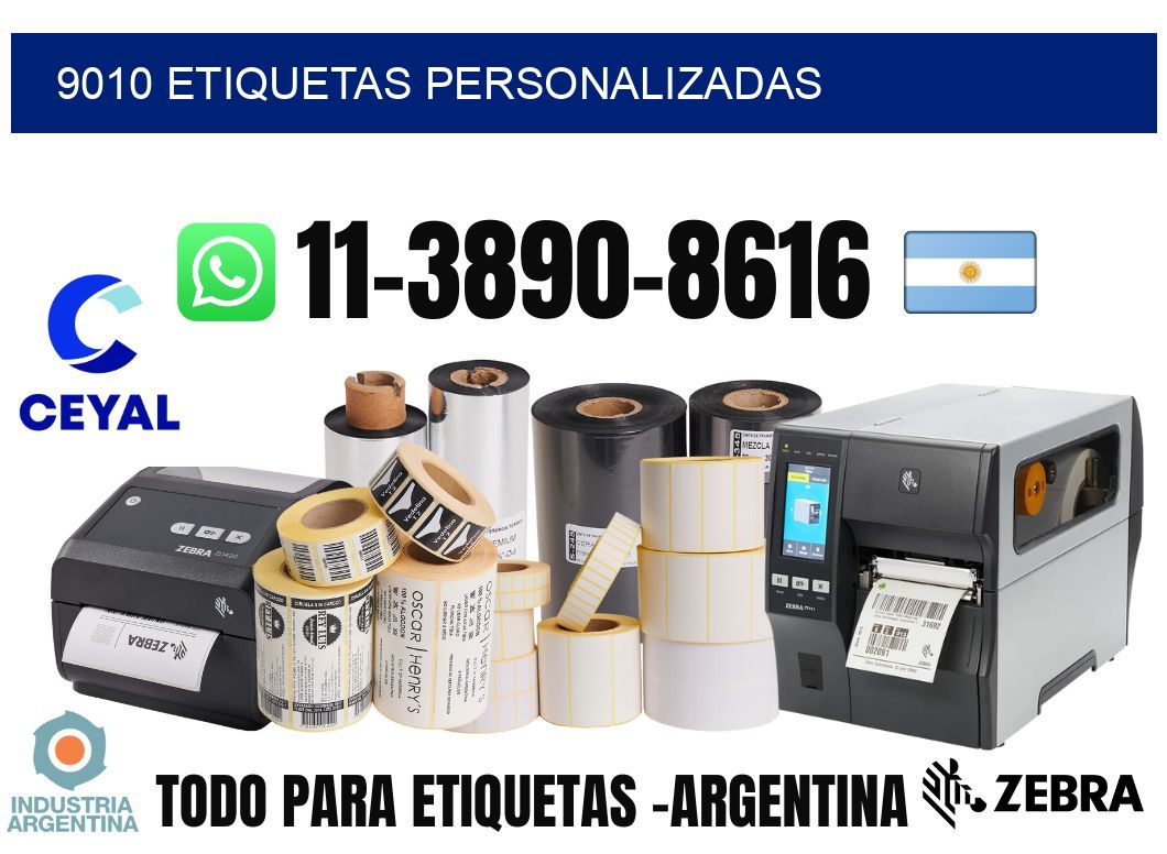 9010 etiquetas personalizadas