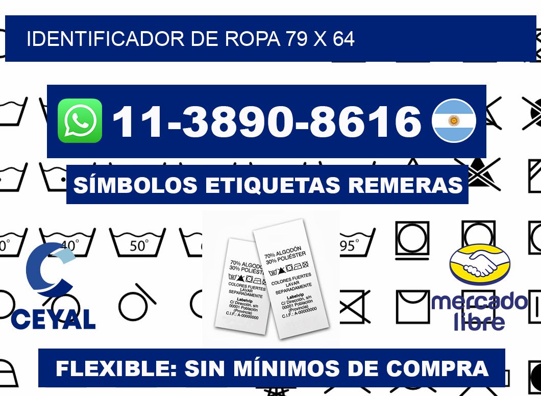 Identificador de ropa 79 x 64