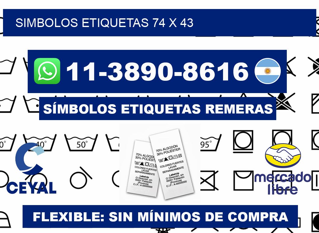 SIMBOLOS ETIQUETAS 74 x 43