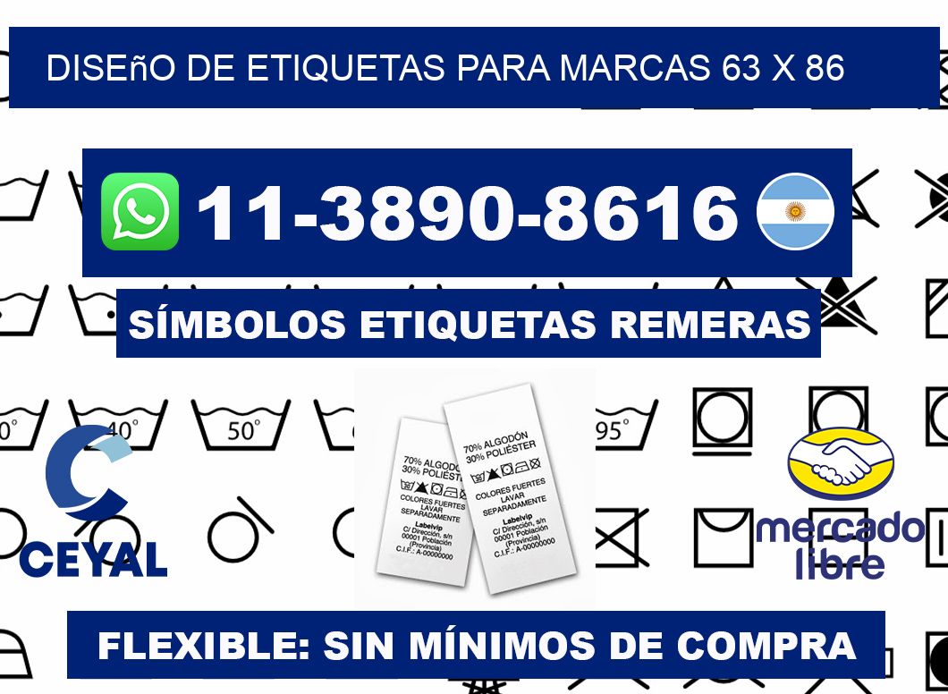 diseño de etiquetas para marcas 63 x 86