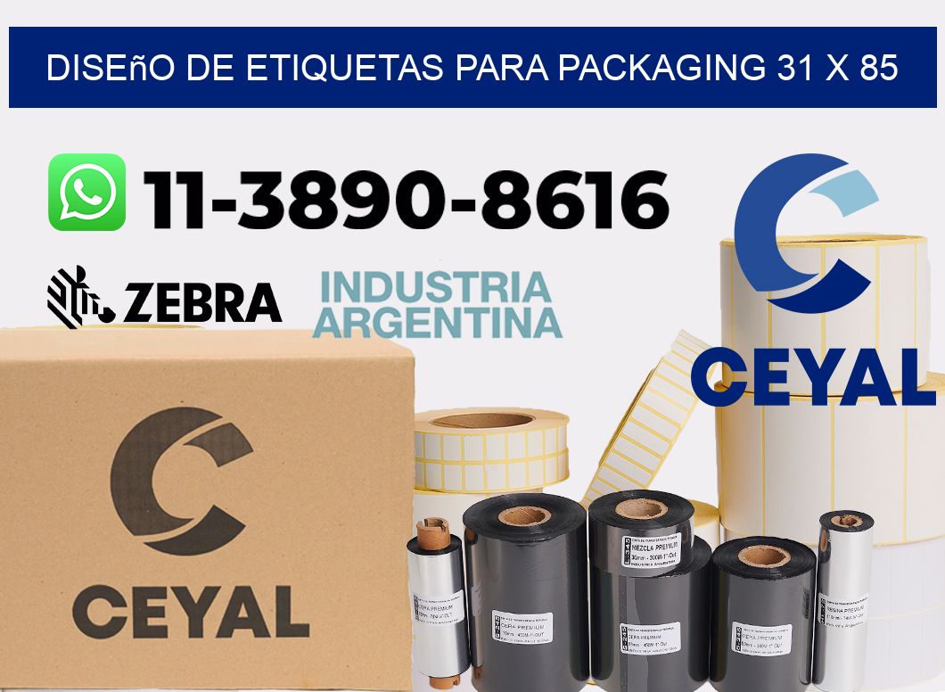diseño de etiquetas para packaging 31 x 85