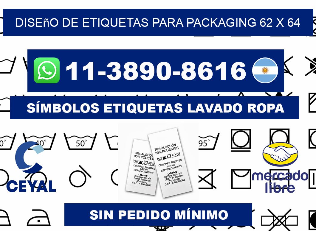 diseño de etiquetas para packaging 62 x 64