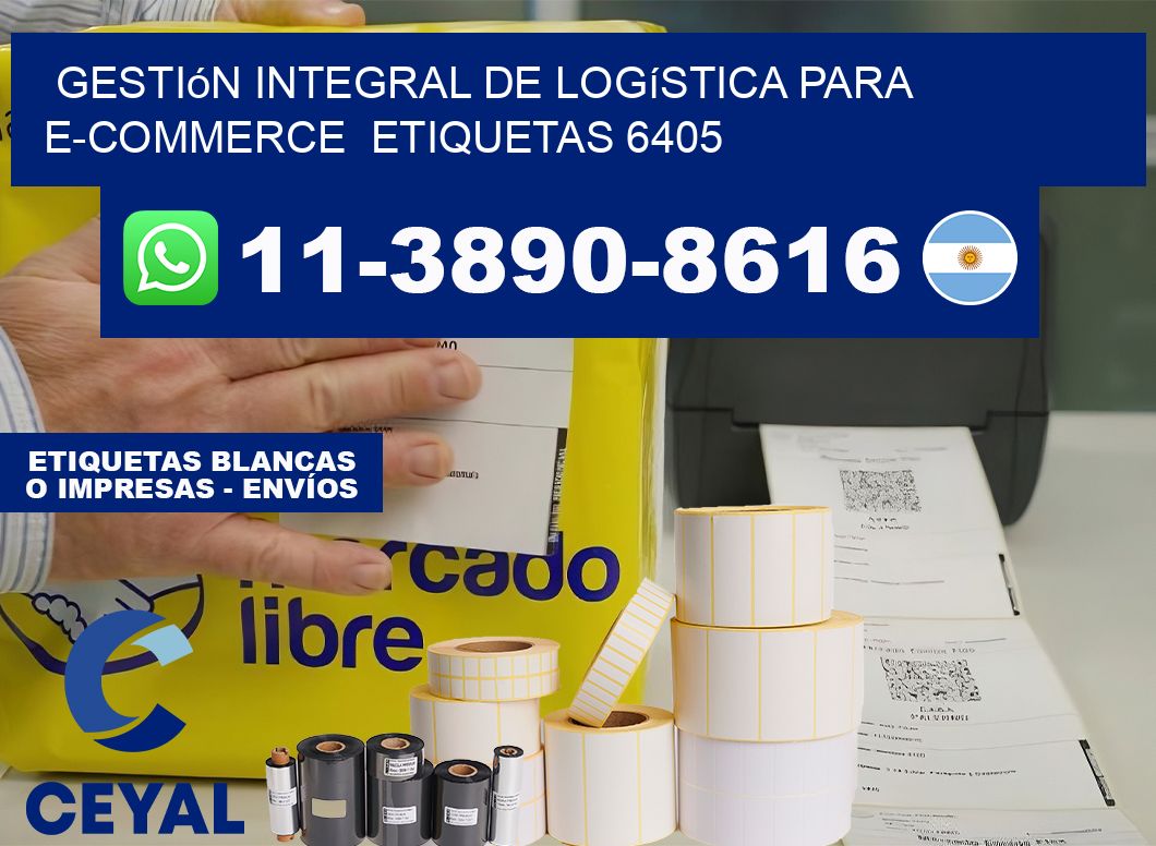 Gestión integral de logística para e-commerce  etiquetas 6405